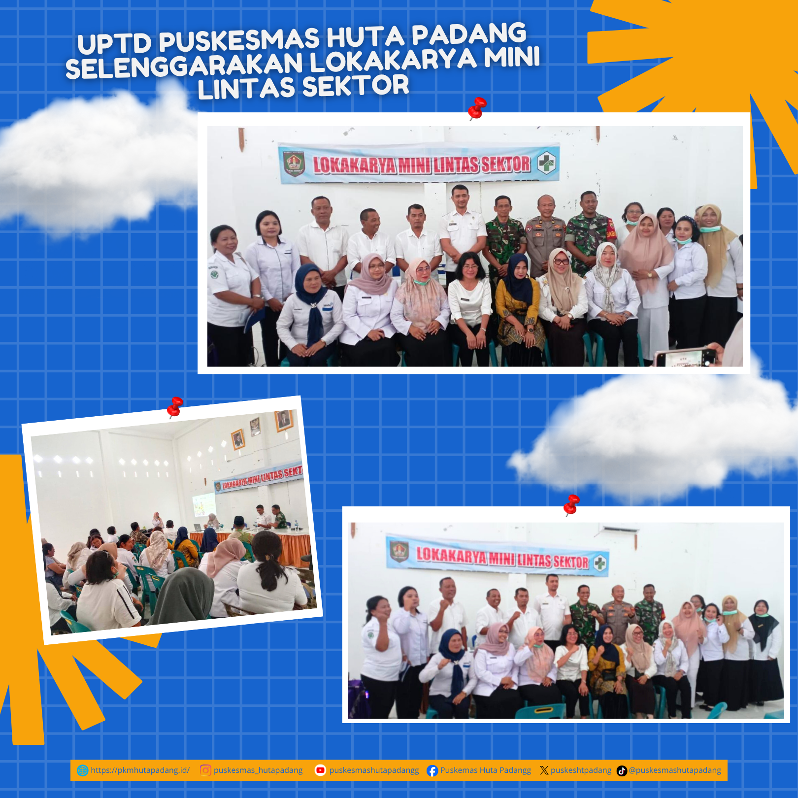 UPTD Puskesmas Huta Padang selenggarakan Lokakarya Mini Lintas Sektor
