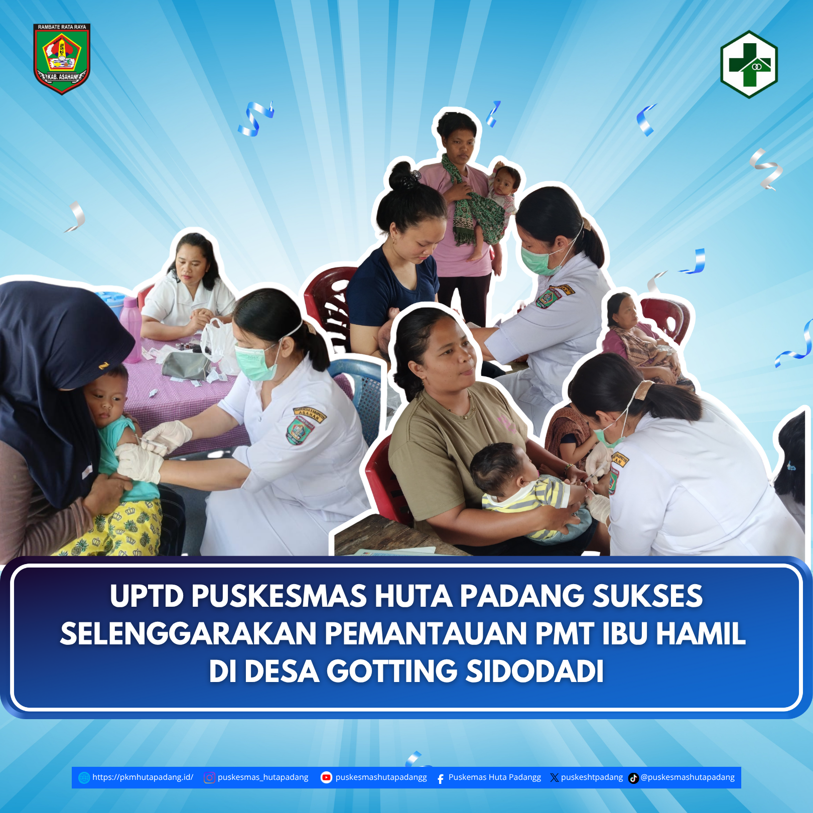 UPTD Puskesmas Huta Padang Lakukan Pemantauan PMT Ibu Hamil di Desa Gotting Sidodadi