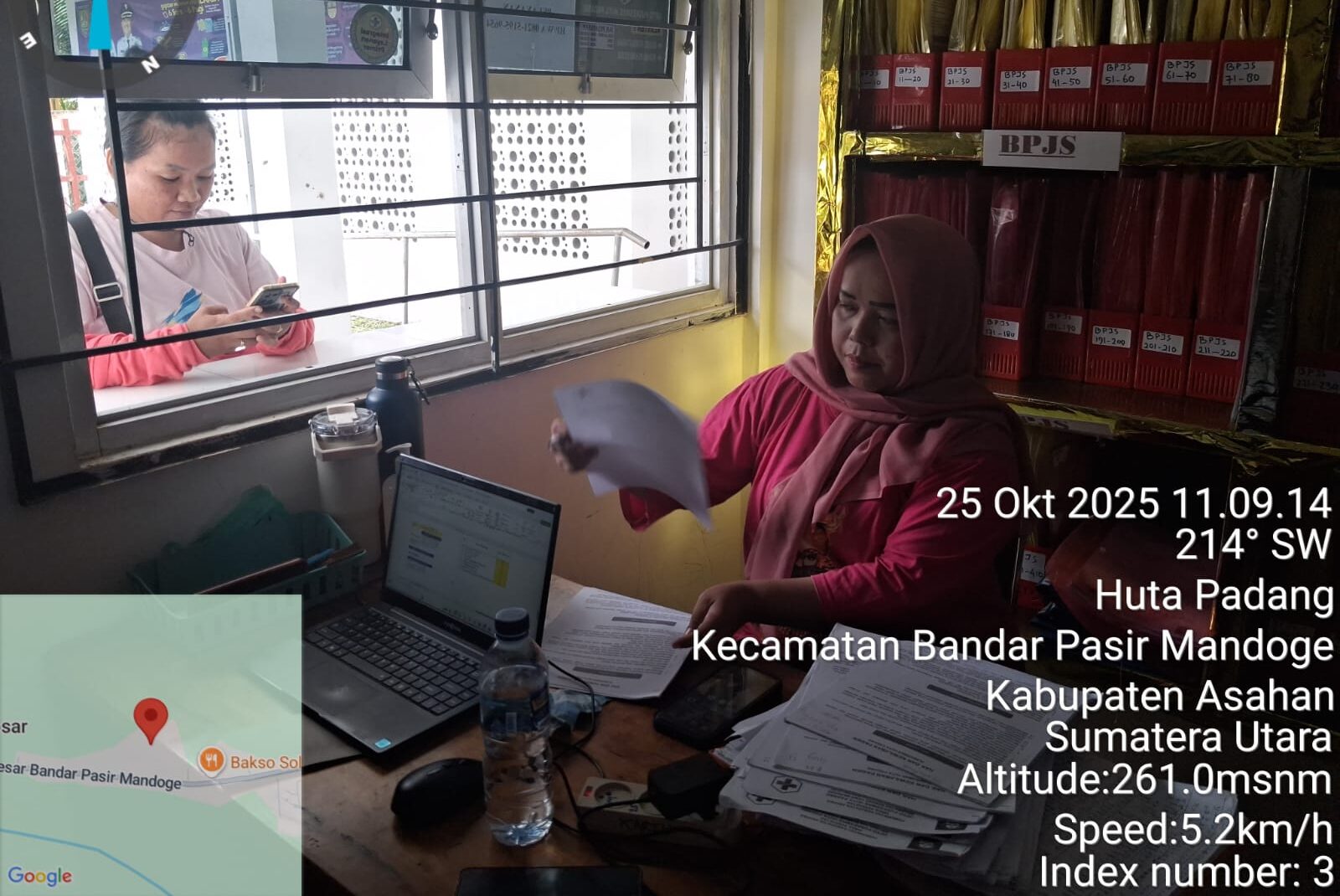 Klaster 1 (ruang pendaftaran)