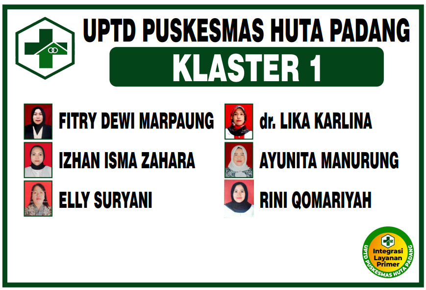 klaster 1 UPTD Puskesmas Huta Padang