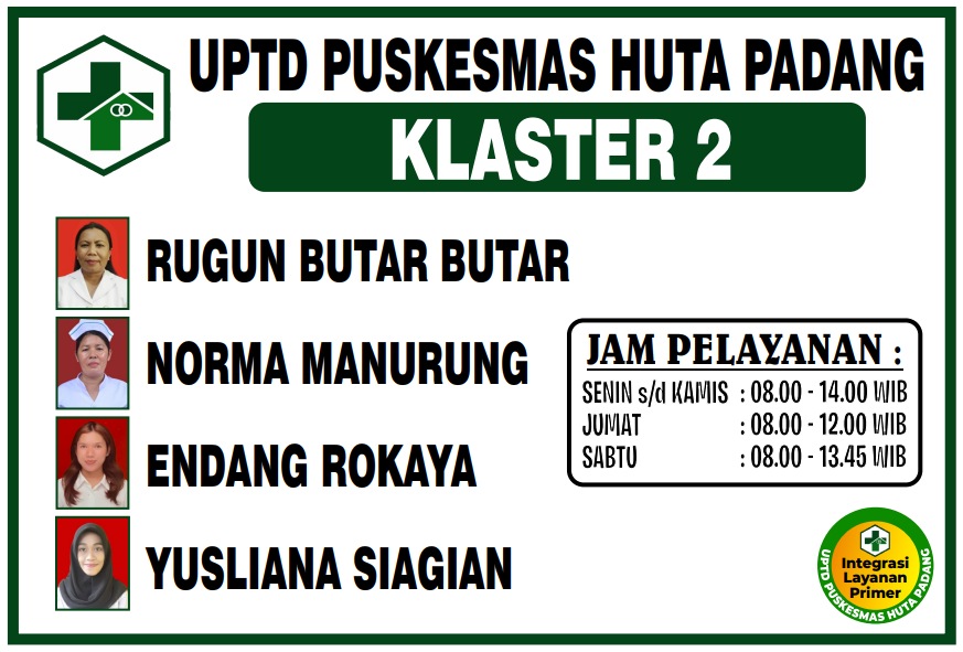 klaster 2 UPTD Puskesmas Huta Padang