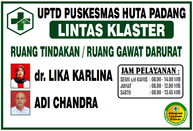 Lintas klaster UPTD Puskesmas Huta Padang