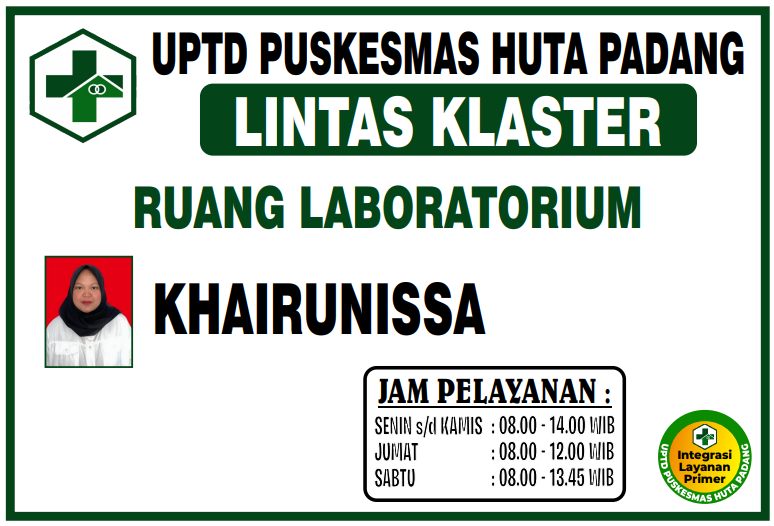 Lintas klaster UPTD Puskesmas Huta Padang