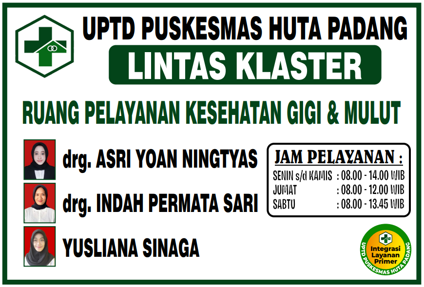 Lintas klaster UPTD Puskesmas Huta Padang